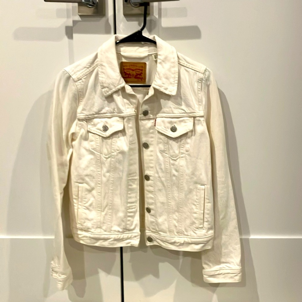 Levi's White Denim Jean Jacket